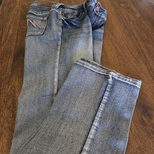 Maurices Blue Straight Jeans with Vintage Wash